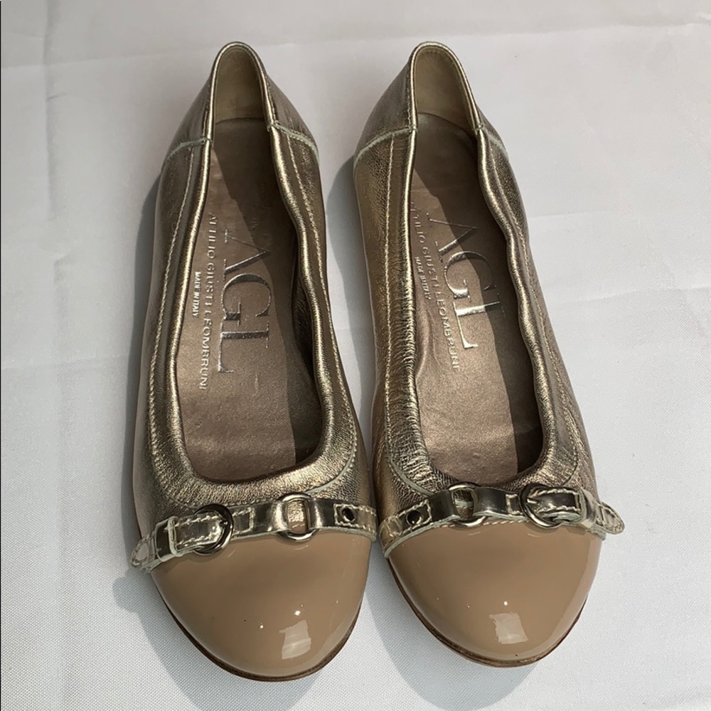 AGL Cap Toe Ballet Flats